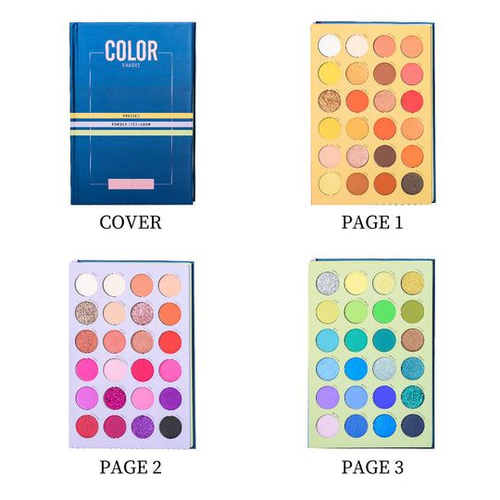 Beauty Glazed Color Book 72 Color Palette
