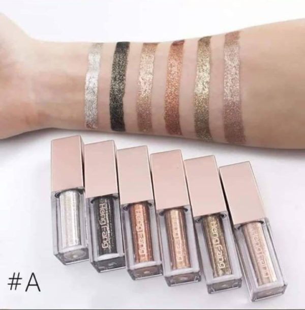 HENG FANG – Liquid Glitter Eyeshadow Set (A)