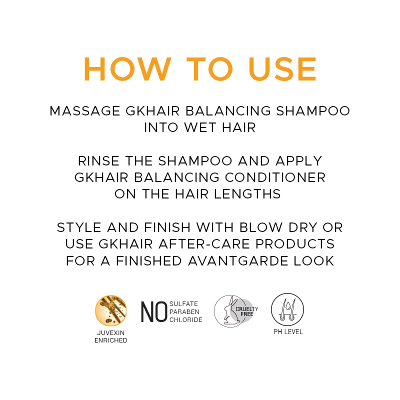 GK Hair – Balancing Shampoo (300mL) - Image 3