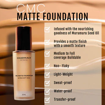 Charmacy Milano CMC Matte Foundation - 06 30ml - Image 4