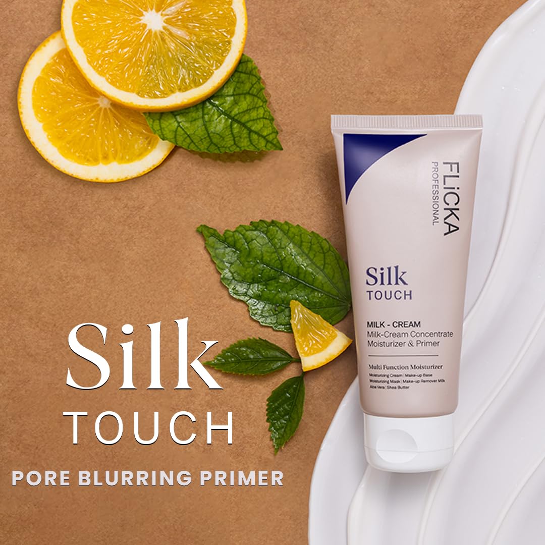 Flicka Silk Touch Milk+Cream Concentrate Moisturizer & Primer | 60g - Image 4